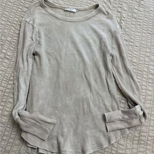 Zenana Outfitters Taupe Long Sleeve Top